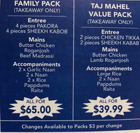 Taj Mahal Indian Restaurant - Your Accommodation
